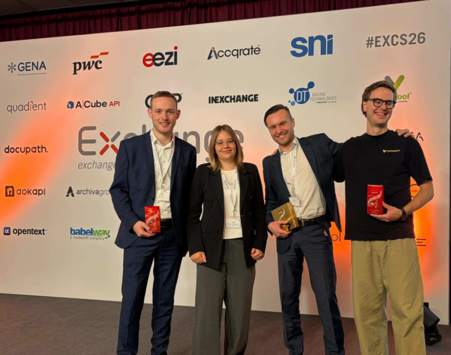 Fintom8 team at the E-Invoicing Exchange Summit Europe 2026
